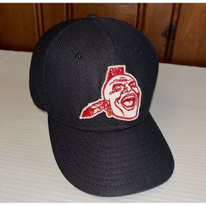 Atlanta Braves MLB New Era 59Fifty Size 7 1/4 Chief Noc A Homa Rare Banned Logo‎